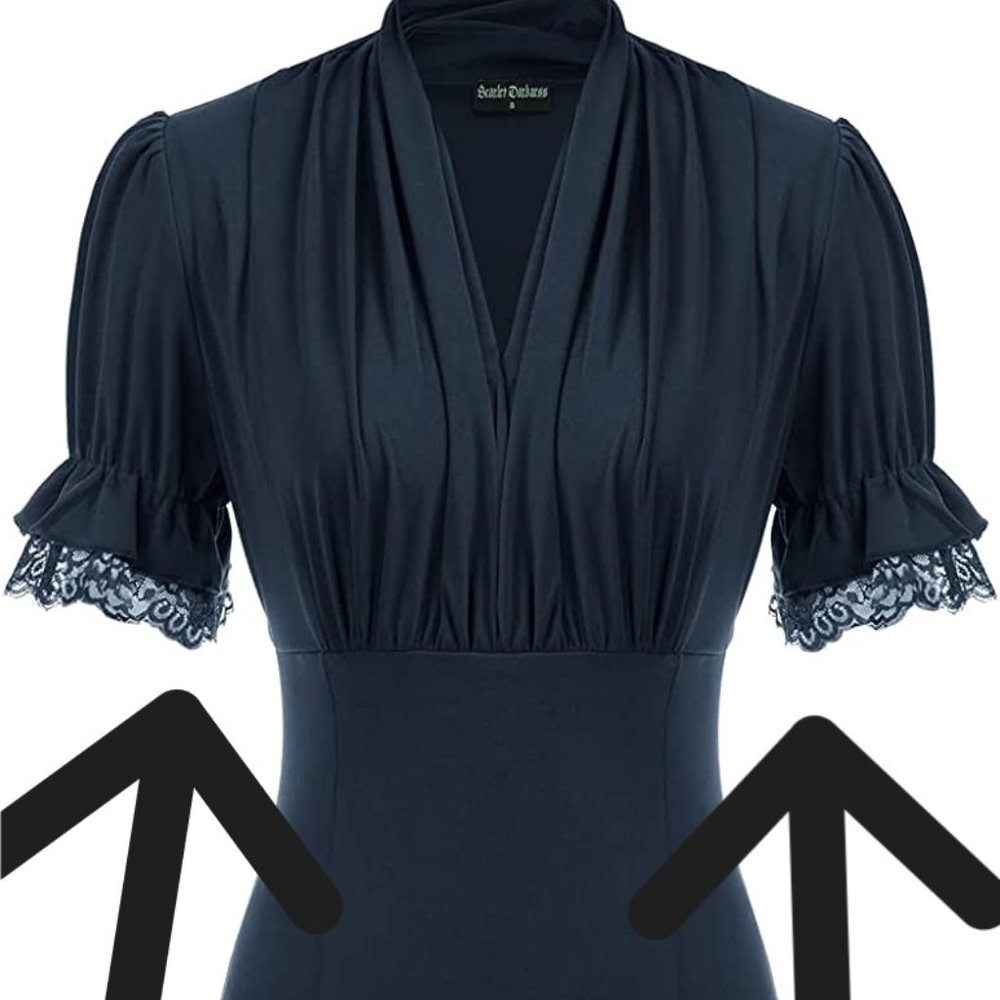 Blue Pencil Dress - a must have!